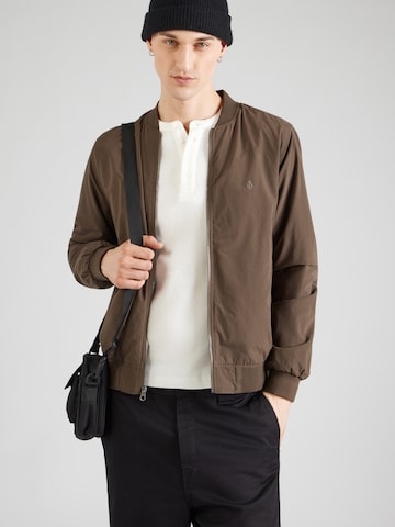 Giacca di mezza stagione 'Burnward' di Volcom in marrone: frontale