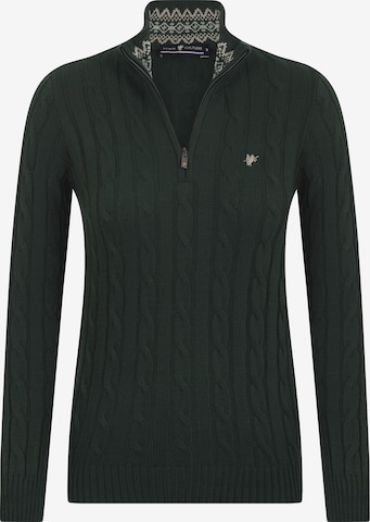 DENIM CULTURE - Pullover ' KATARINA ' em verde: frente