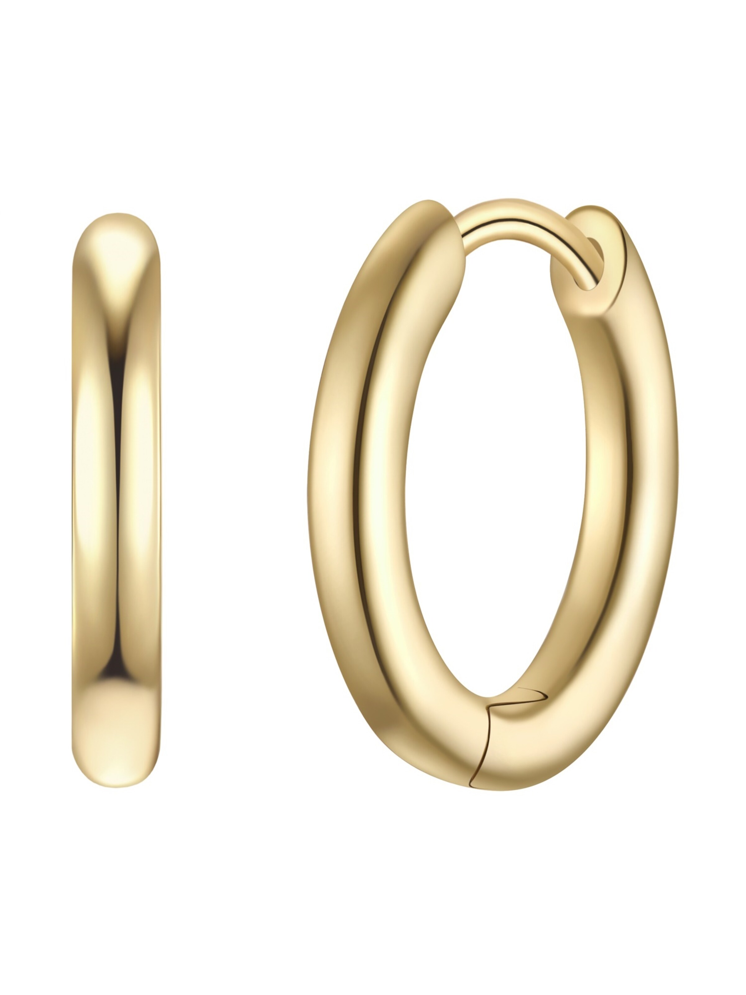 Glanzstücke München - Pendientes en oro: frente