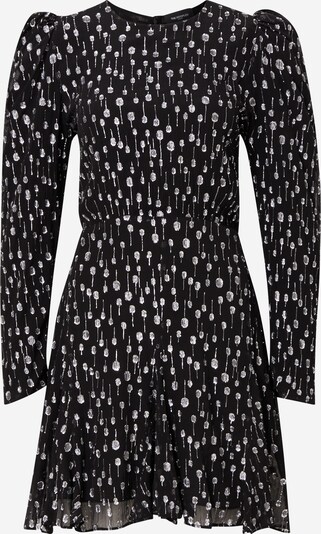 The Kooples Jurk 'Robe' in de kleur Zwart / Zilver, Productweergave