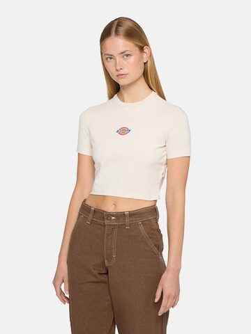 DICKIES Футболка 'Maple Valley' в Белый: спереди