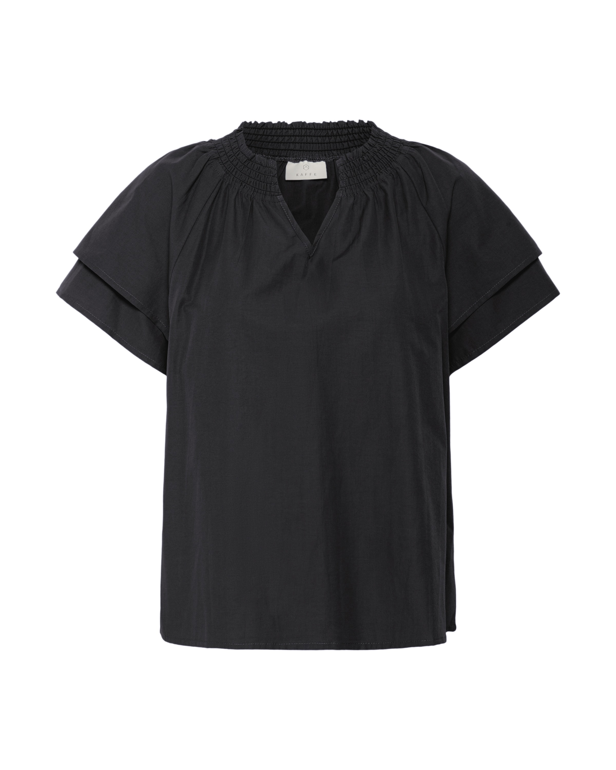 Kaffe Bluse 'KAYrsa' in Schwarz: Vorderseite