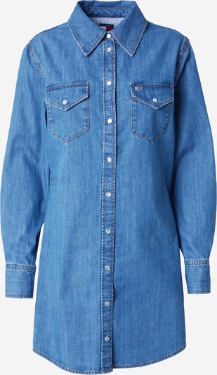 Palaidinės tipo suknelė iš Tommy Jeans, spalva – tamsiai (džinso) mėlyna, Prekių apžvalga