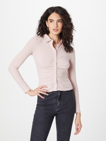ABOUT YOU Blouse 'Lenya' in Roze: voorkant