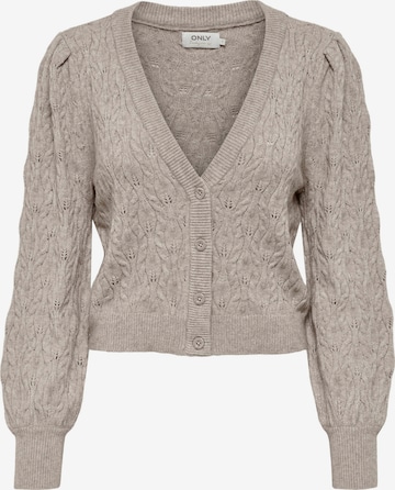 ONLY Cardigan 'Fia Katia' i brun: forside