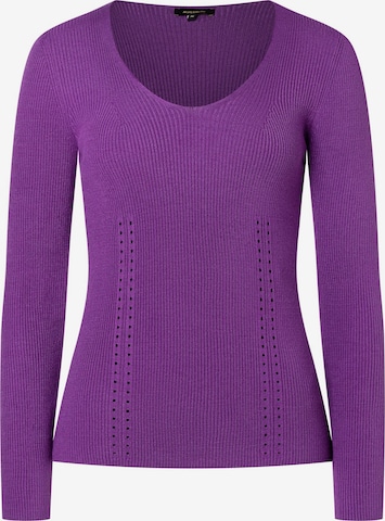 MORE & MORE Sweater in Purple: front