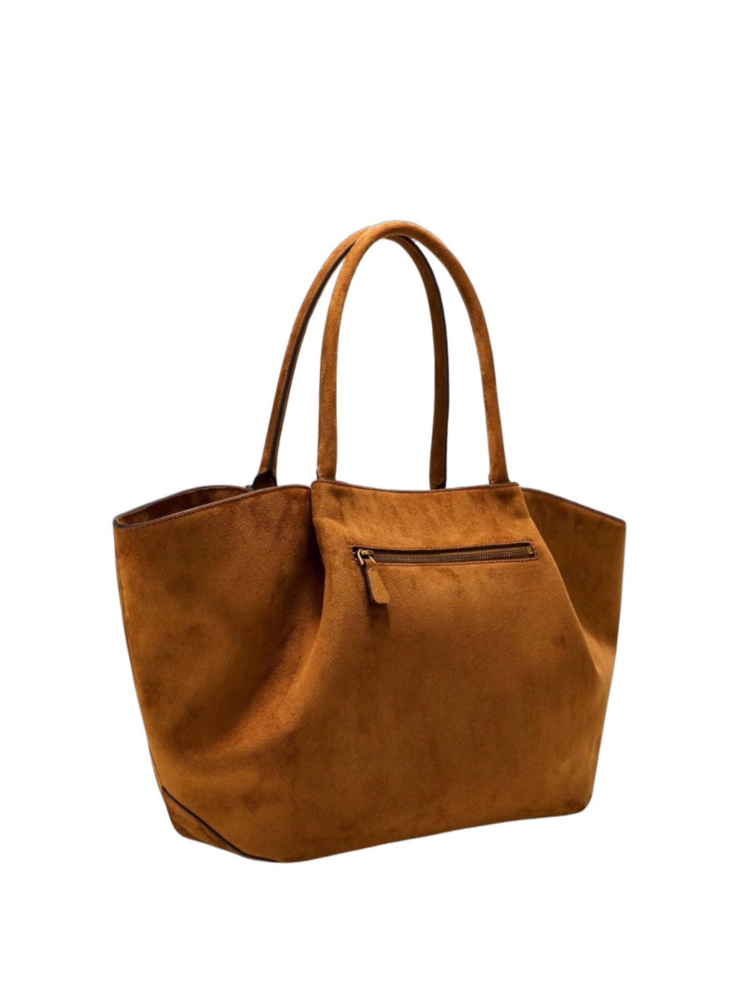 GUESS Nakupovalna torba 'Guess Cabas Allegra en Suède Cognac' | rjava barva