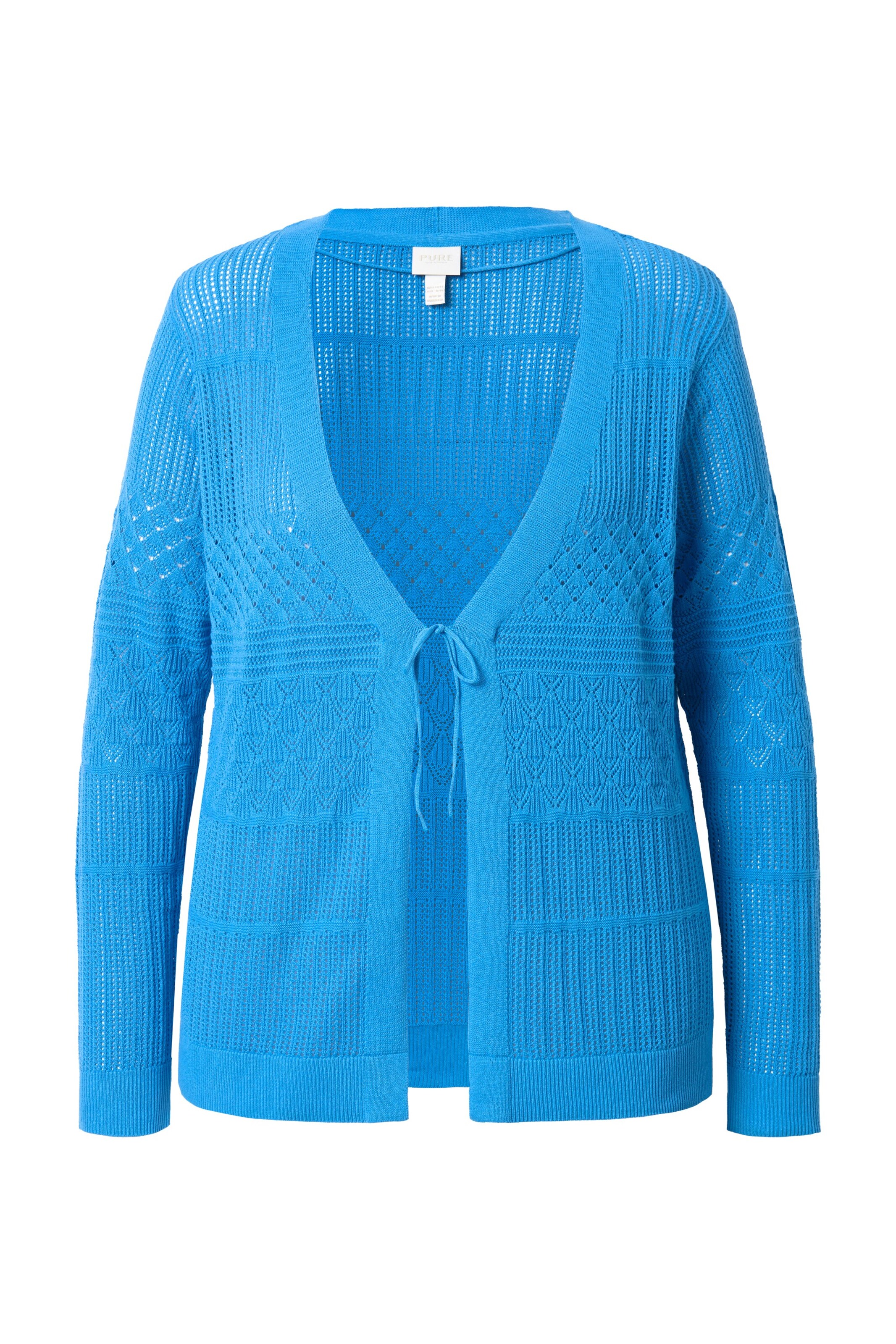 Ulla Popken Strickjacke in azur, Produktansicht