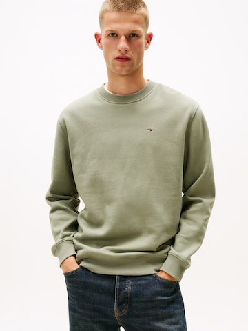 Tommy Jeans Sweatshirt in Grün: Vorderseite