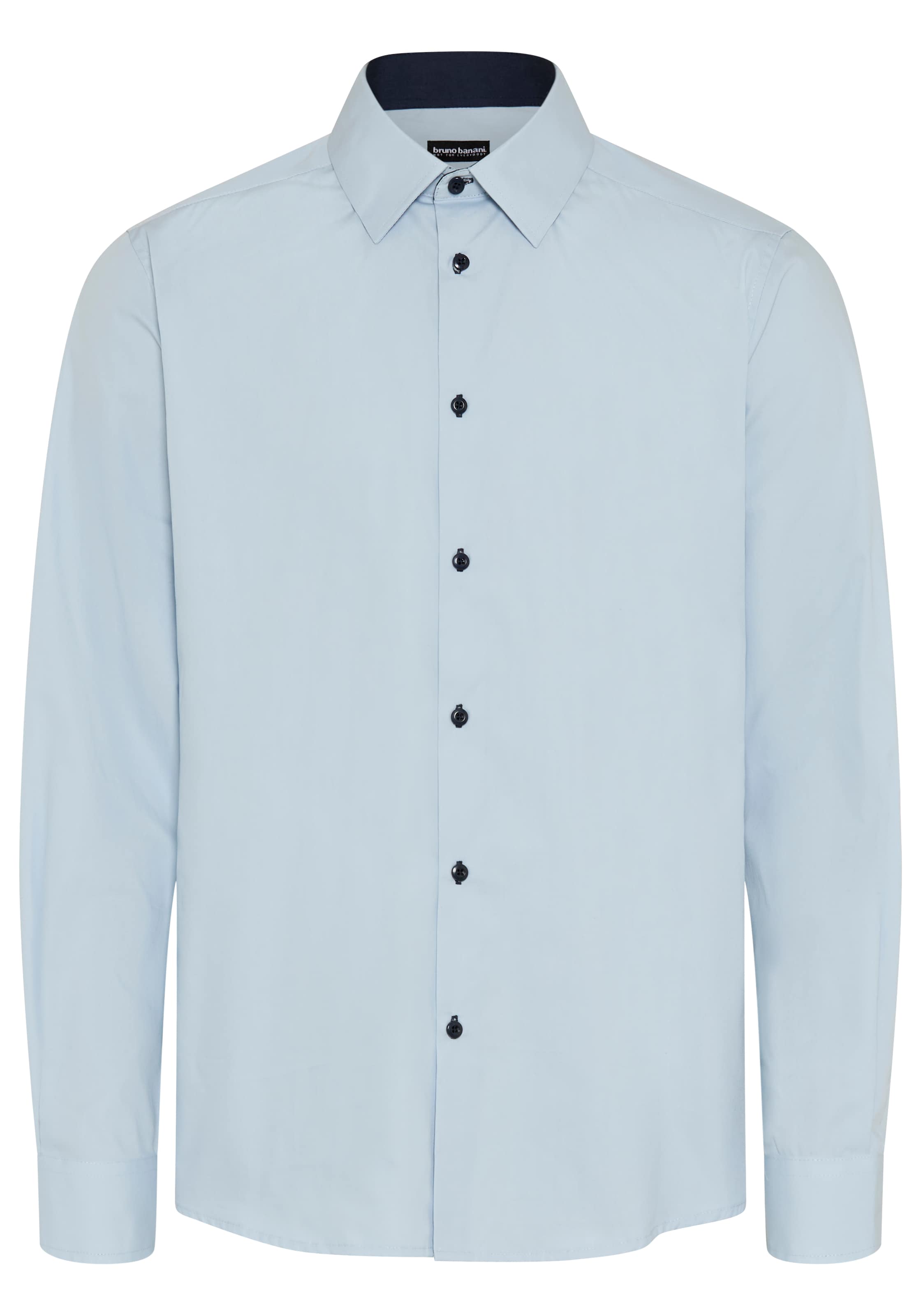 Bruno Banani Button Up Shirt in Blue: front
