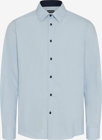 Bruno Banani Button Up Shirt in Blue: front
