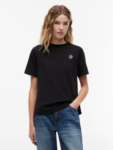 Maglietta di TOMMY HILFIGER in nero: frontale