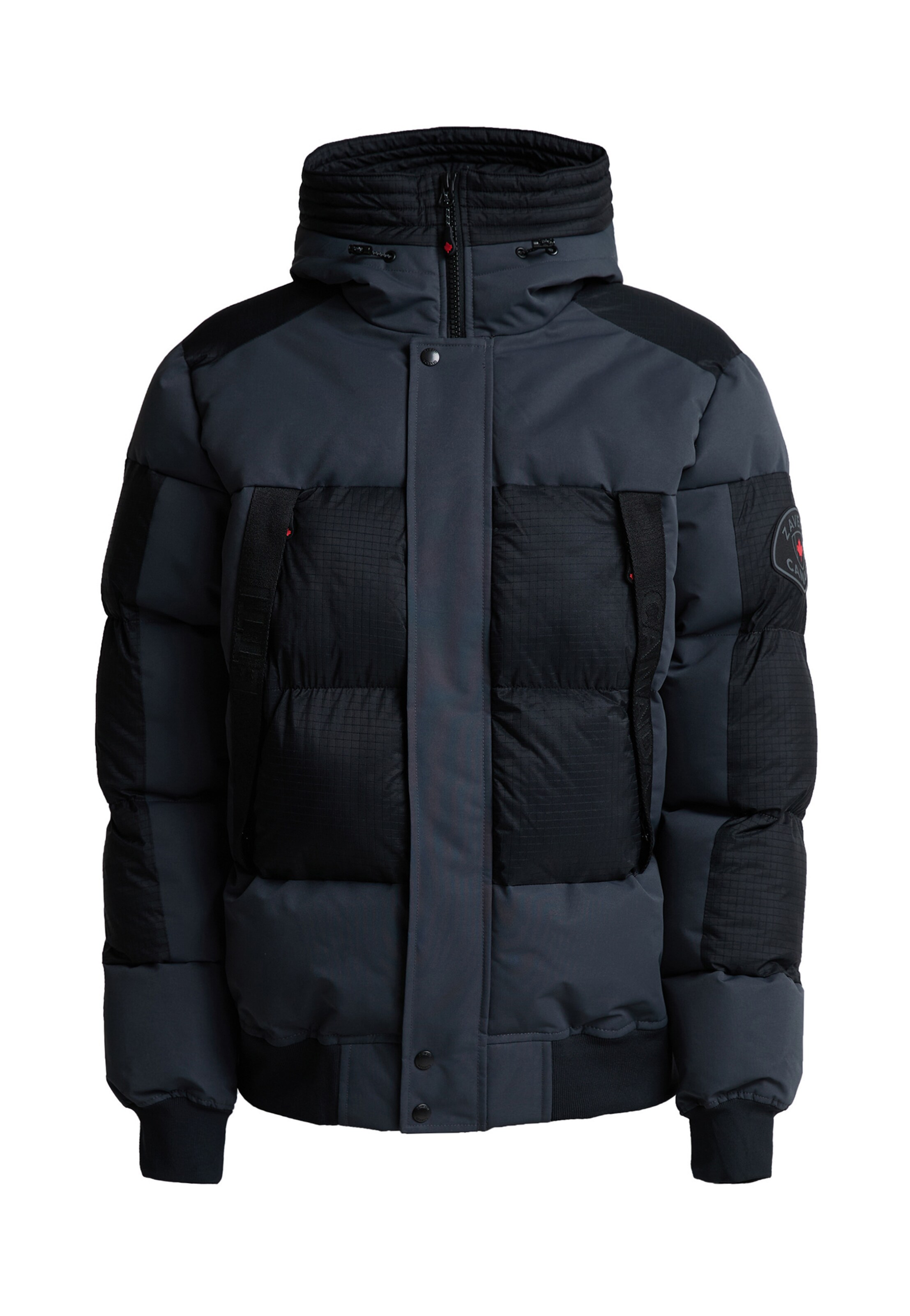 Zavetti Canada Winter Jacket 'AYLMER' in Grey: front