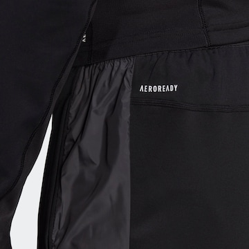 ADIDAS SPORTSWEAR Regular Workout Pants 'Own The Run Astro' in Black