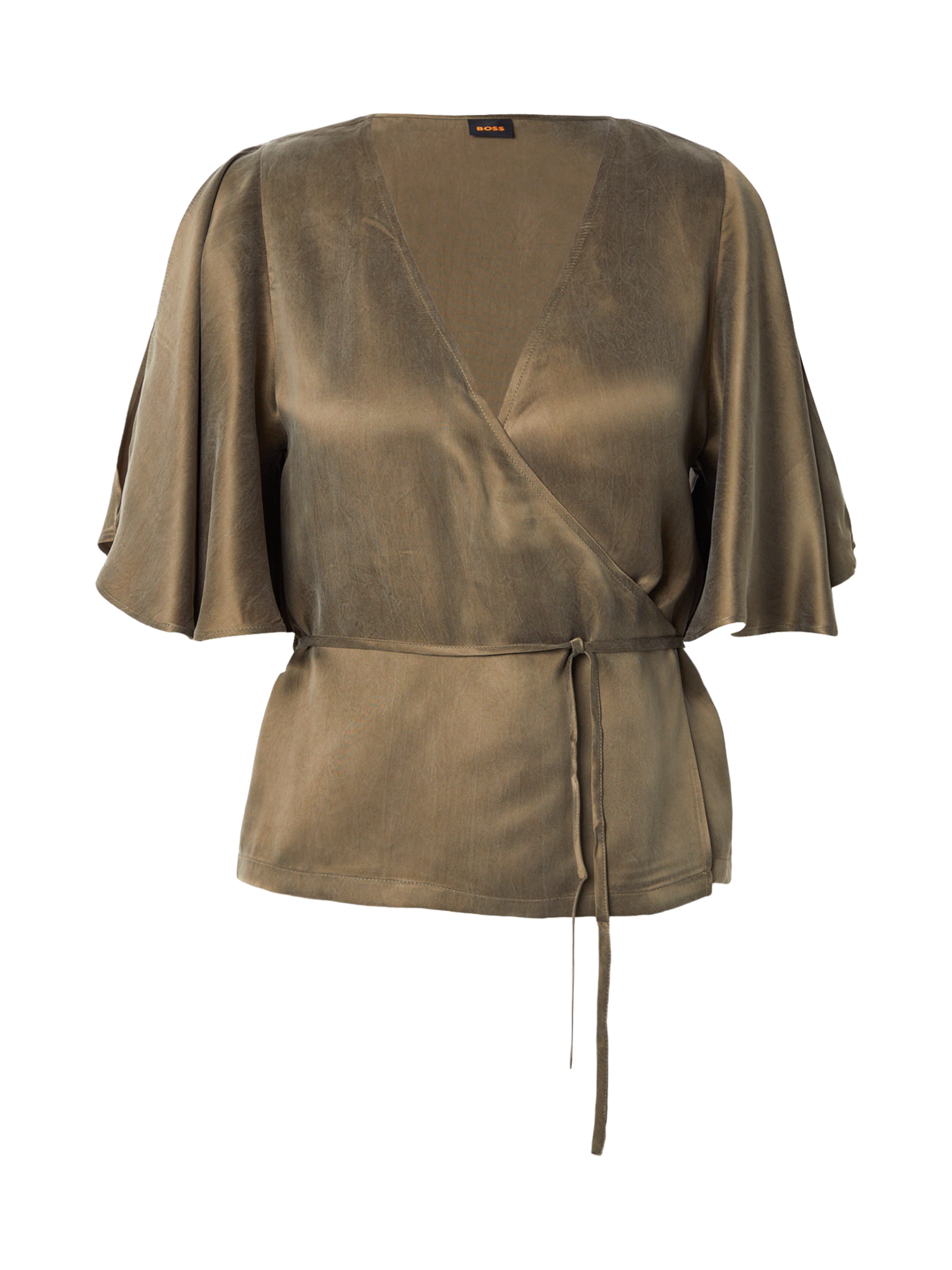 BOSS Bluse 'C_Bireni' i grøn: forside