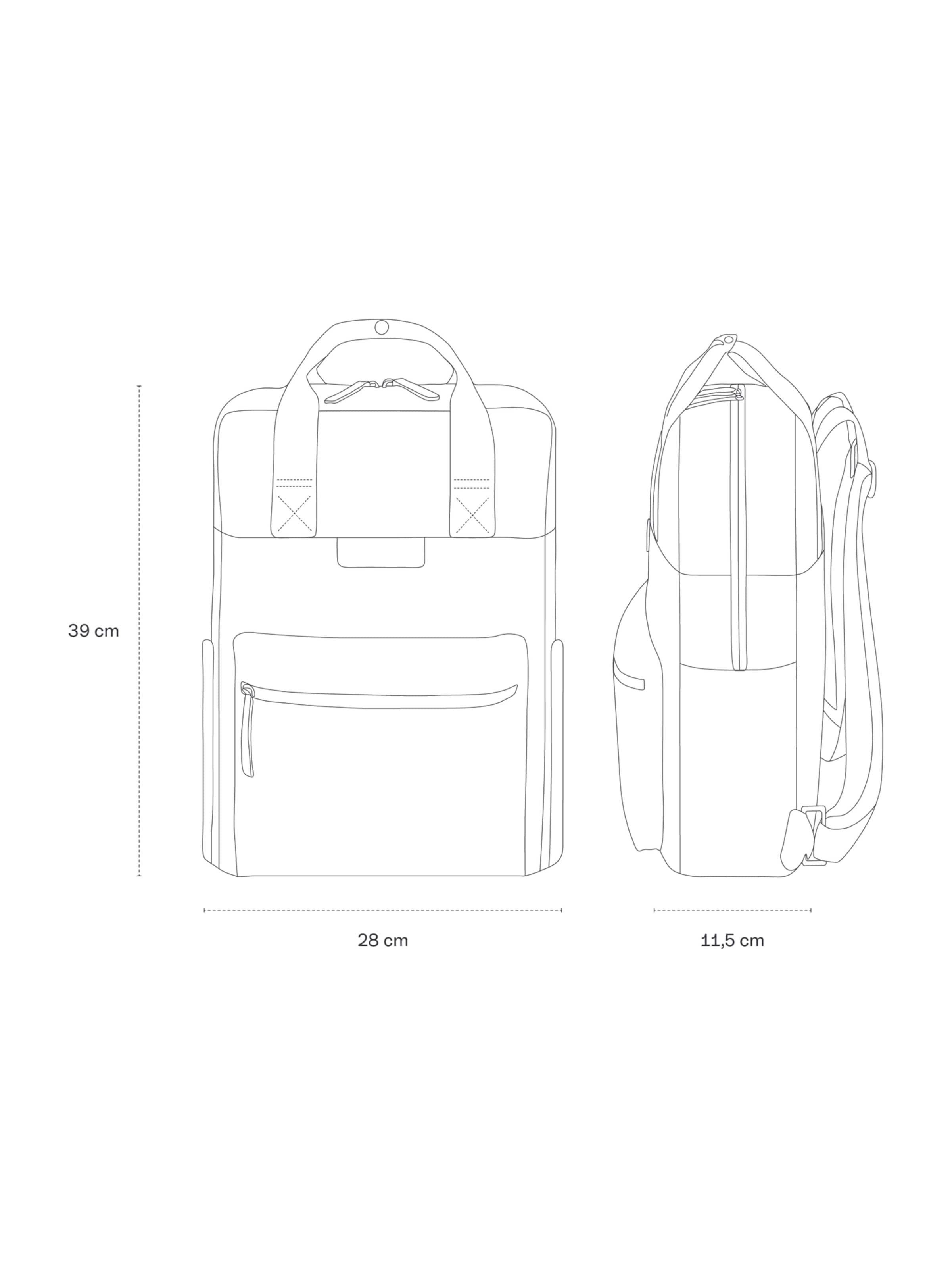 Kapten & Son Backpack 'Bergen All Black' in Black