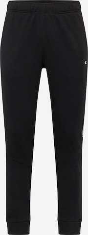 Champion Authentic Athletic Apparel Дънки Tapered Leg Панталон в черно: отпред