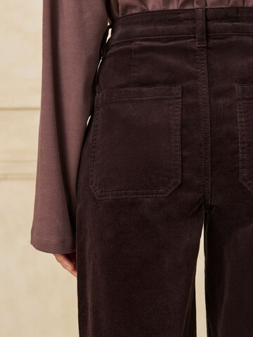 Next Wide Leg Hose in Rot