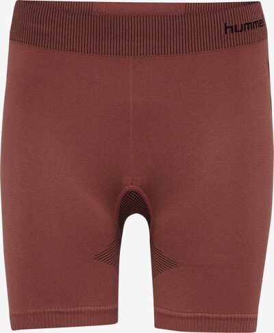 Pantaloni sportivi Hummel di colore rosso ruggine / nero, Visualizzazione prodotti