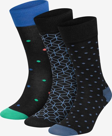 DillySocks Sokken 'Black Box' in Gemengde kleuren: voorkant