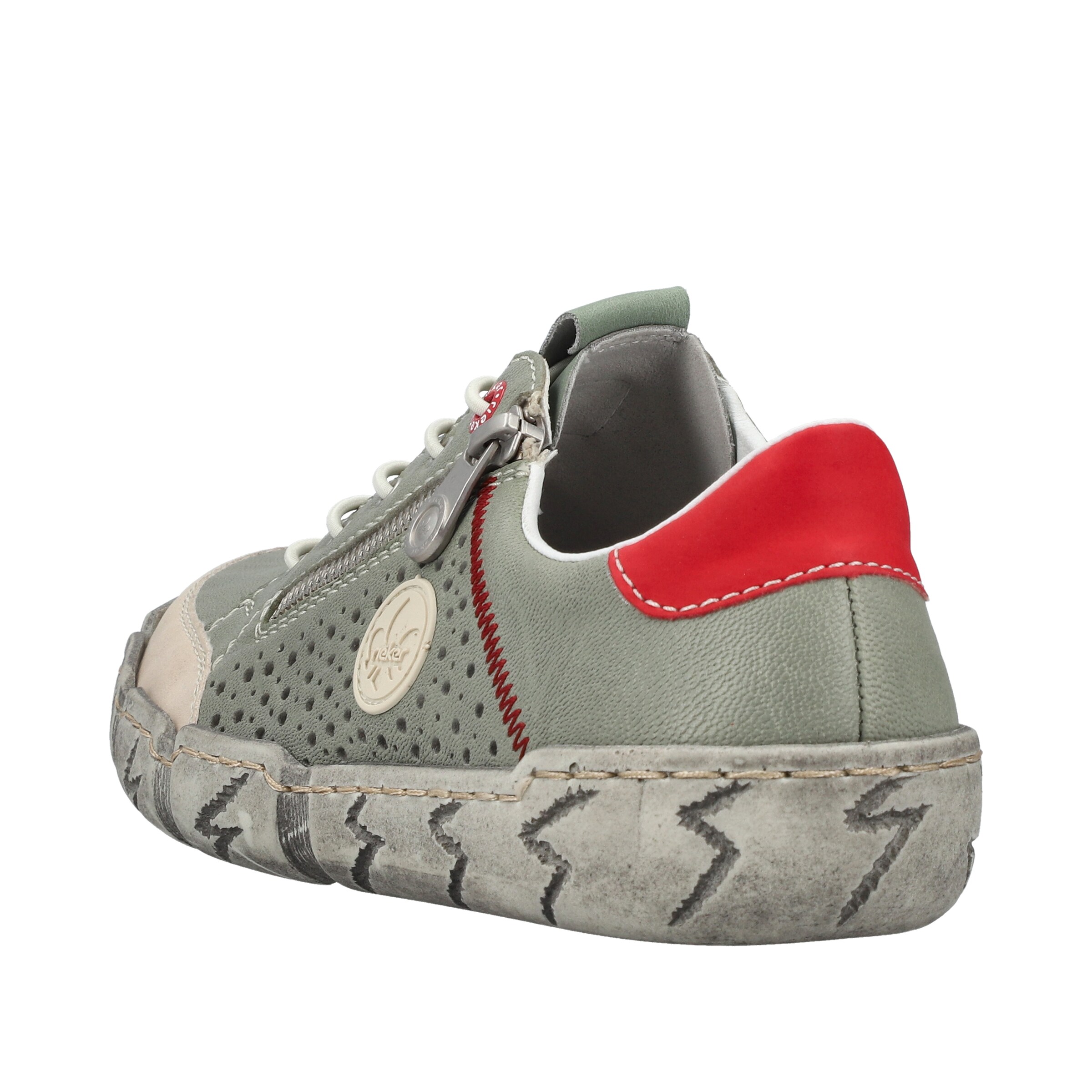 Chaussure de sport à lacets Rieker en vert