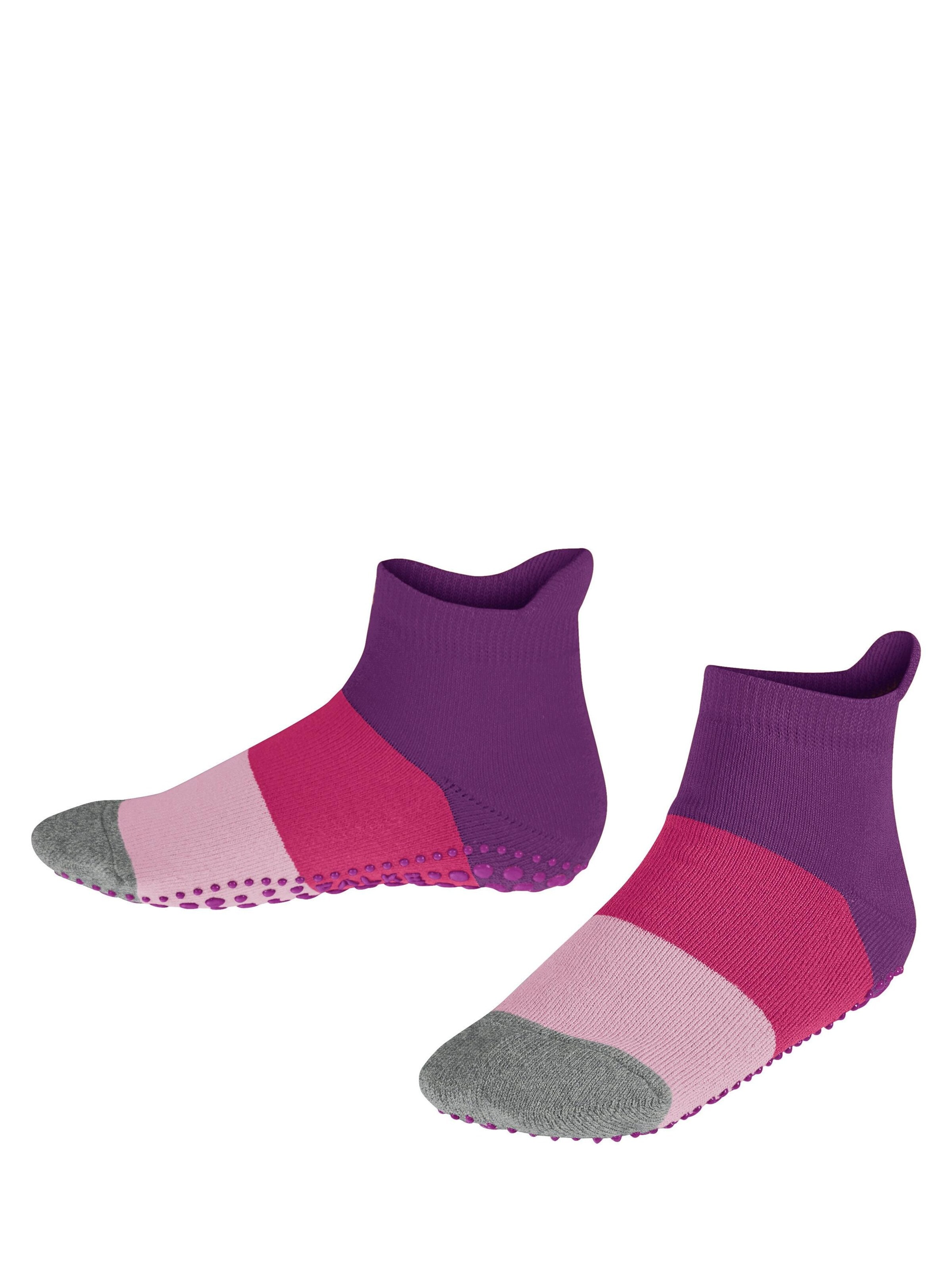FALKE Socks 'Colour Block' in Purple: front