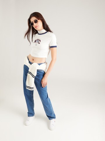 Tommy Jeans - Camiseta 'GAME DAY' en blanco