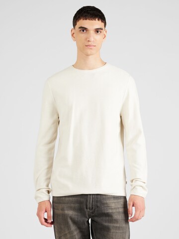 Pullover di QS in beige: frontale