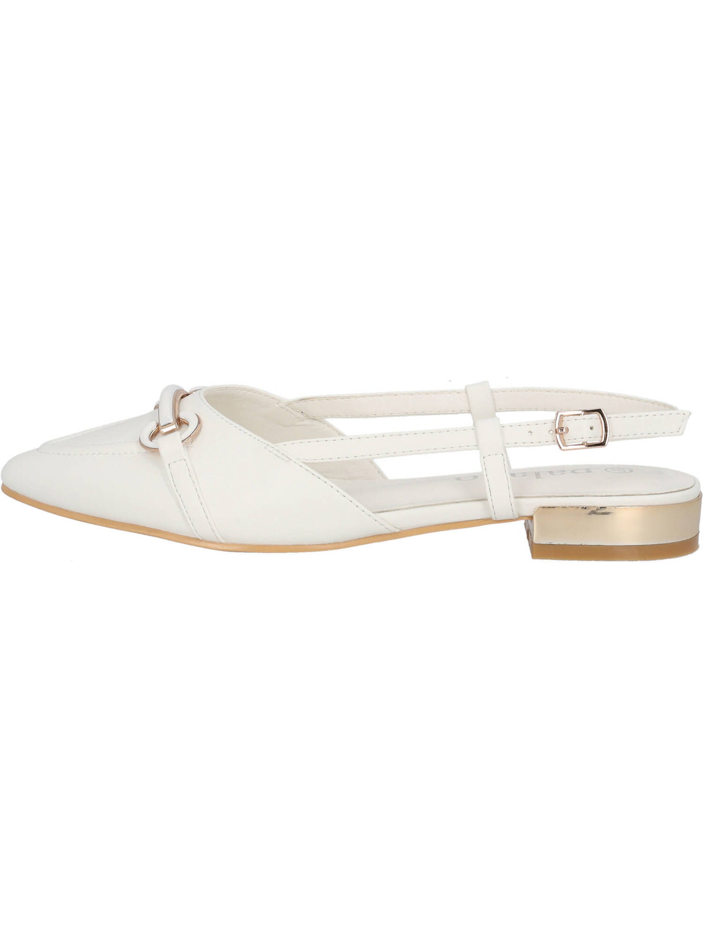 Palado Lahtise kannaosaga kontsakingad 'Edef', värv valge: eest vaates