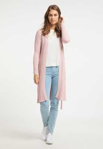 Usha Knit Cardigan in Pink