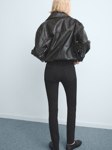 MANGO Skinny Jeans 'NEWISA' in Zwart