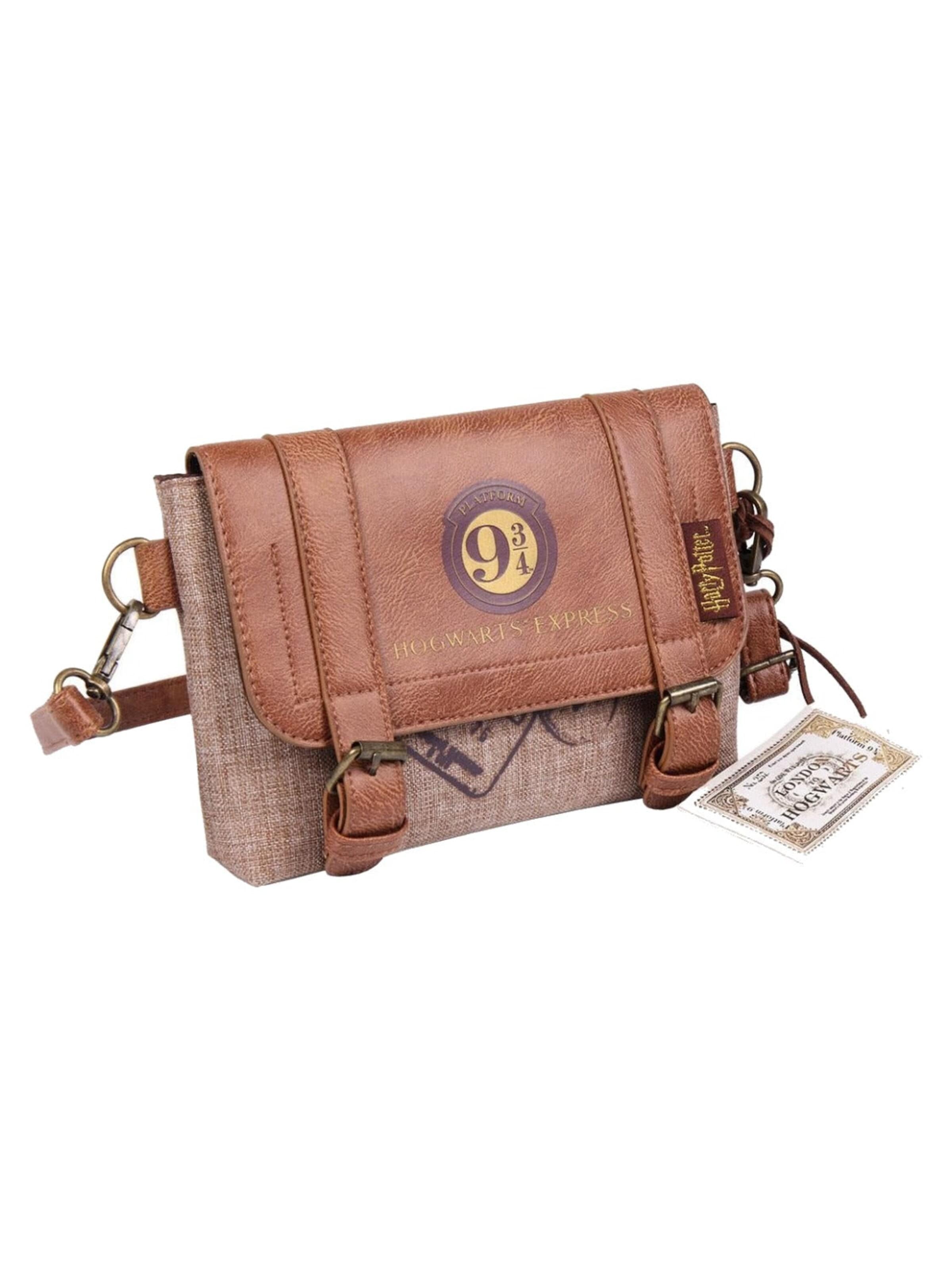 Harry Potter Umhängetasche 'Warner Bros Harry Potter Schoudertas Heuptas Lengte 20cm'‌‌‌‌‌‌‌‌‌ in Braun: Vorderseite