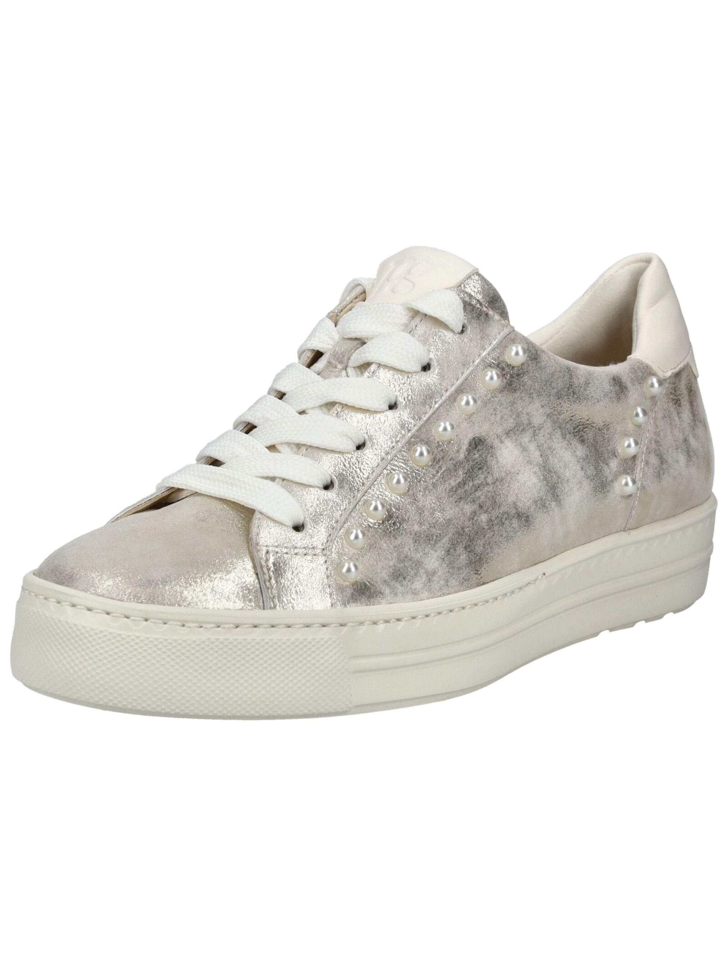Paul Green Sneakers laag in Zilver: voorkant