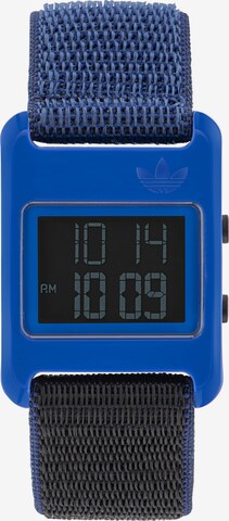 ADIDAS ORIGINALS Digital Watch in Blue: front