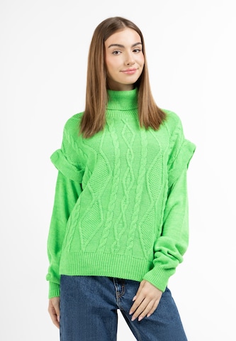 Pullover 'Blonda' di MYMO in verde: frontale