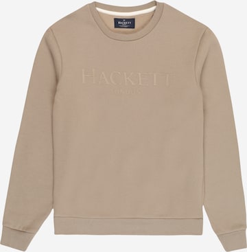 Hackett LondonSweater majica - smeđa boja: prednji dio