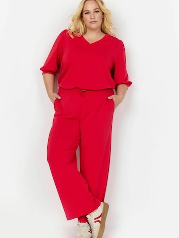 Wide leg Pantaloni 'Sabina' di Wasabi Concept in rosso