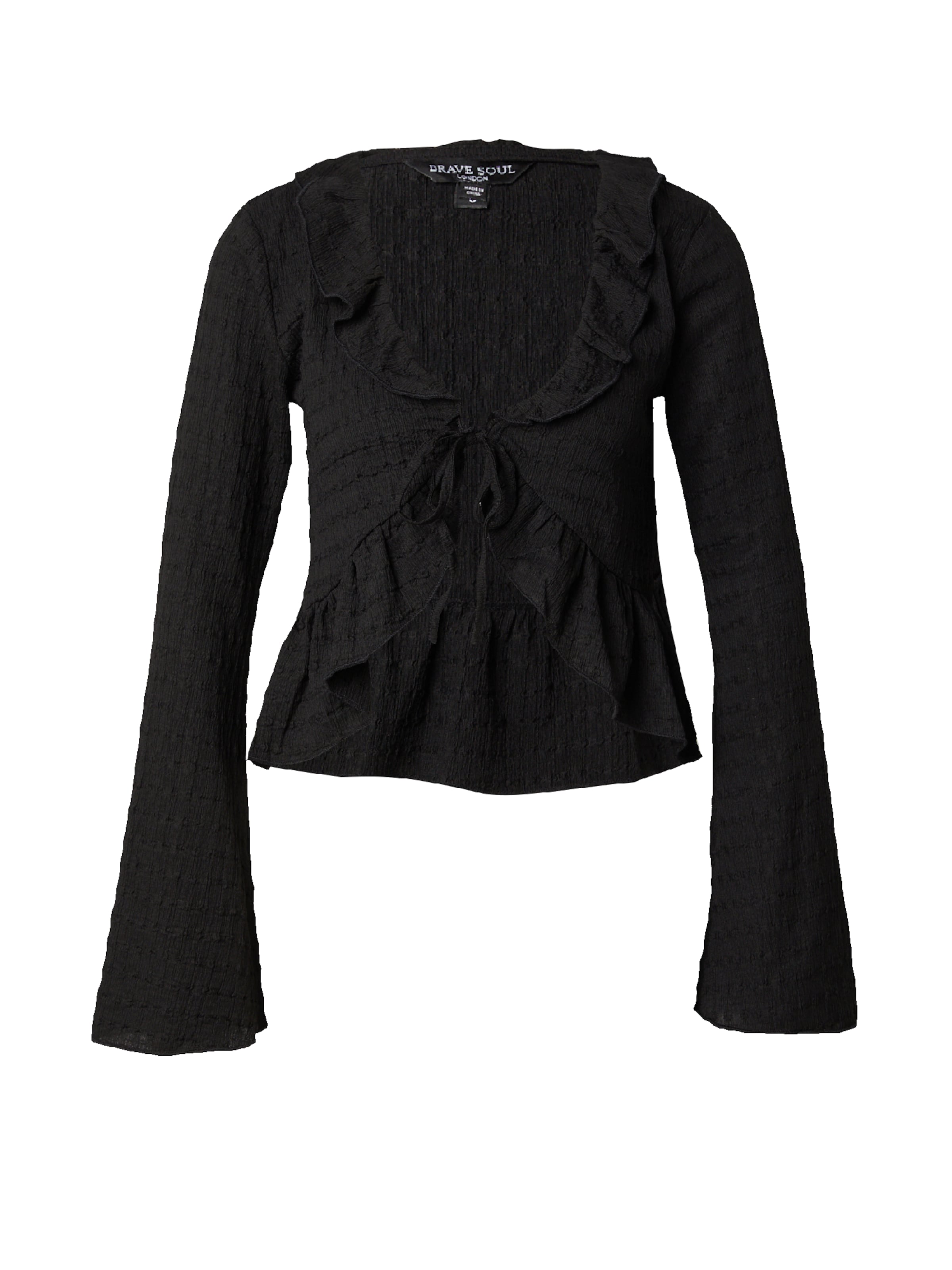 Camicia da donna di BRAVE SOUL in nero: frontale