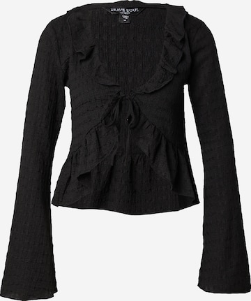 BRAVE SOUL Blouse in Black: front