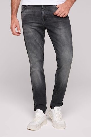 CAMP DAVID Regular Jeans in Schwarz: predná strana