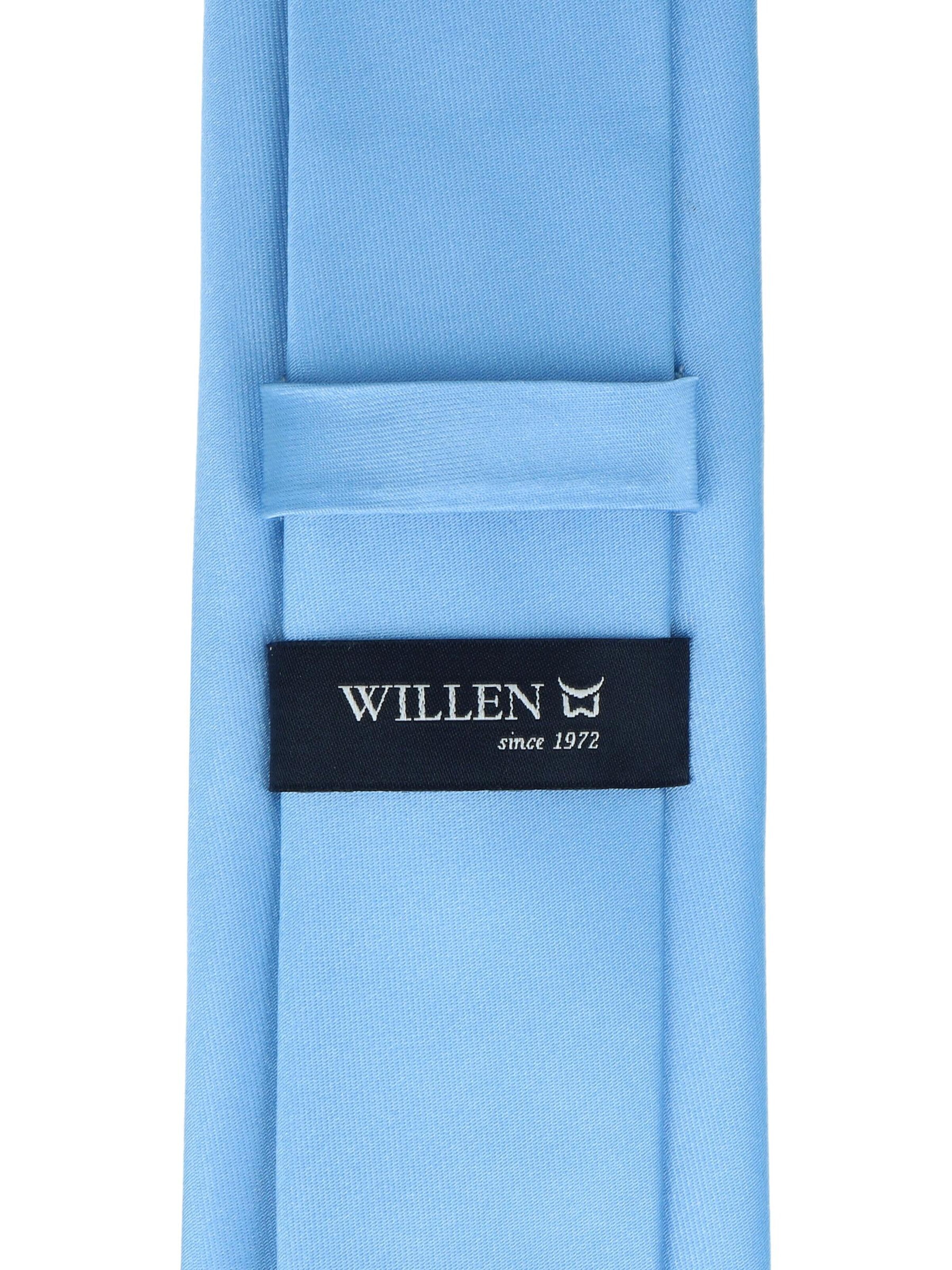 WILLEN Tie 'Uni de Luxe' in Blue