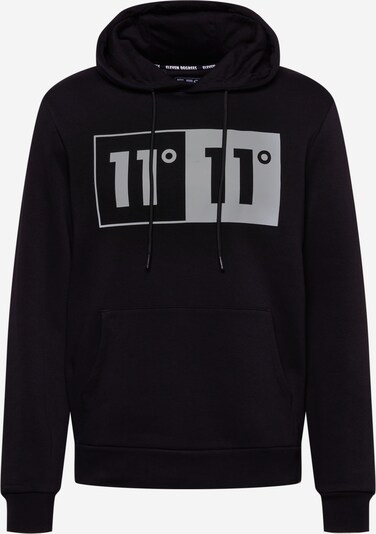 11 Degrees Sportisks džemperis, krāsa - pelēks / melns, Preces skats