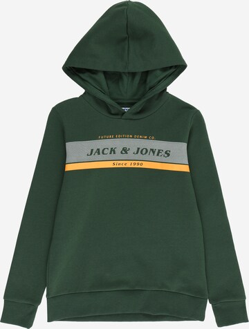 Jack & Jones Junior Sweatshirt 'ALEX' i grön: framsida