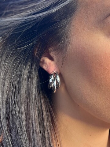 Pure Schmuck Ohrringe 'Triple' in Silber