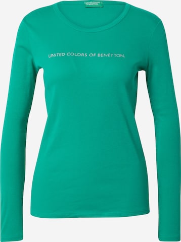 UNITED COLORS OF BENETTON Shirt in Groen: voorkant