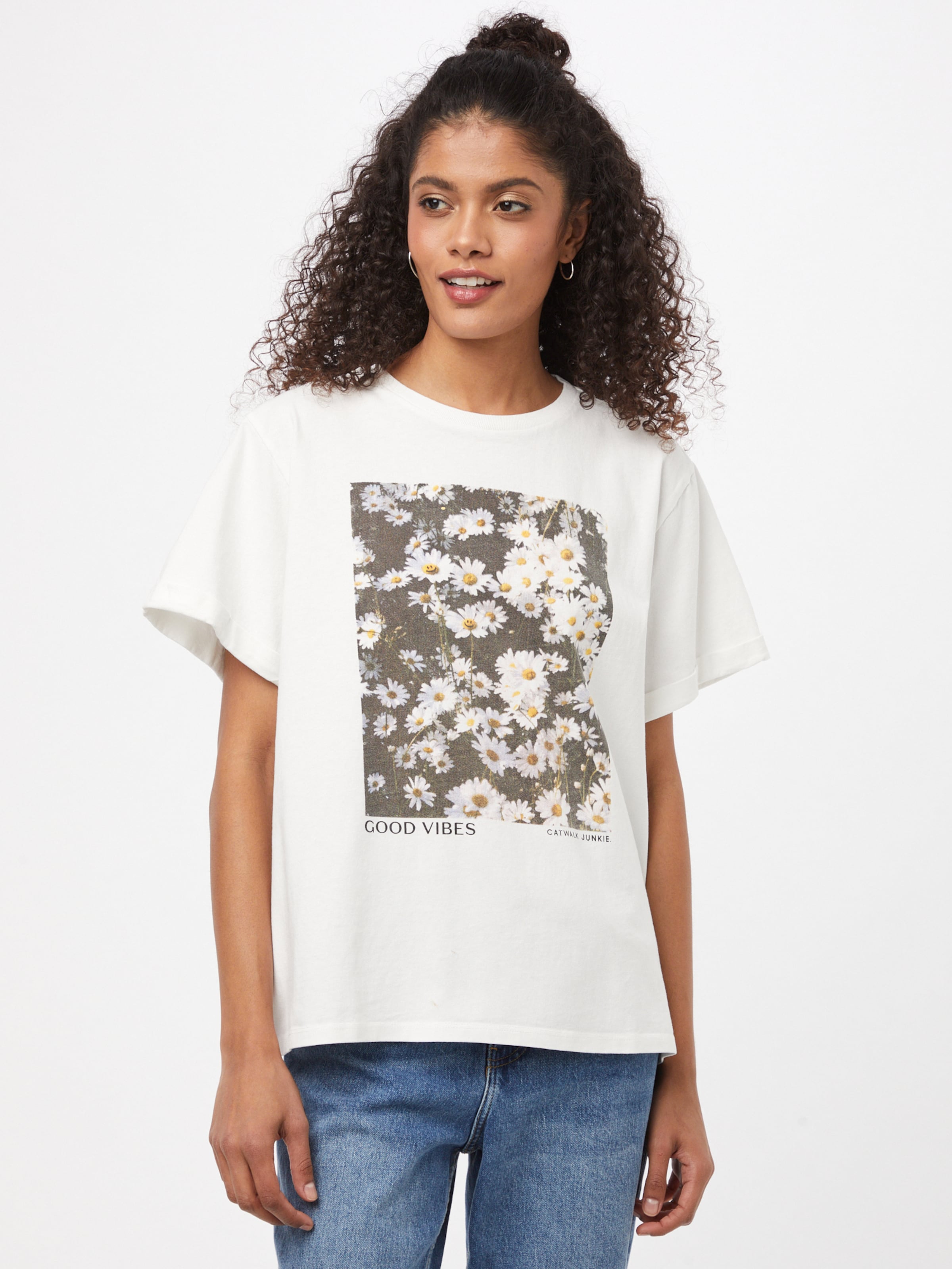 banan hvordan Kontrovers CATWALK JUNKIE Shirt 'FIELDS OF JOY' in White | ABOUT YOU