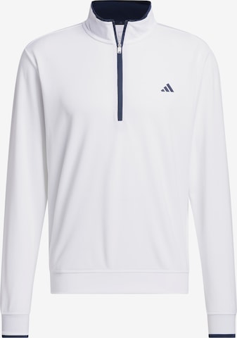 ADIDAS GOLFTehnička sportska majica 'Lightweight Half-Zip' - bijela boja: prednji dio