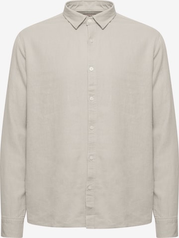 !Solid Regular fit Button Up Shirt 'Enea' in Beige: front