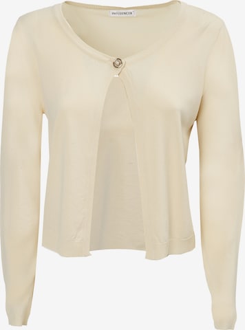 Cardigan Influencer en beige : devant