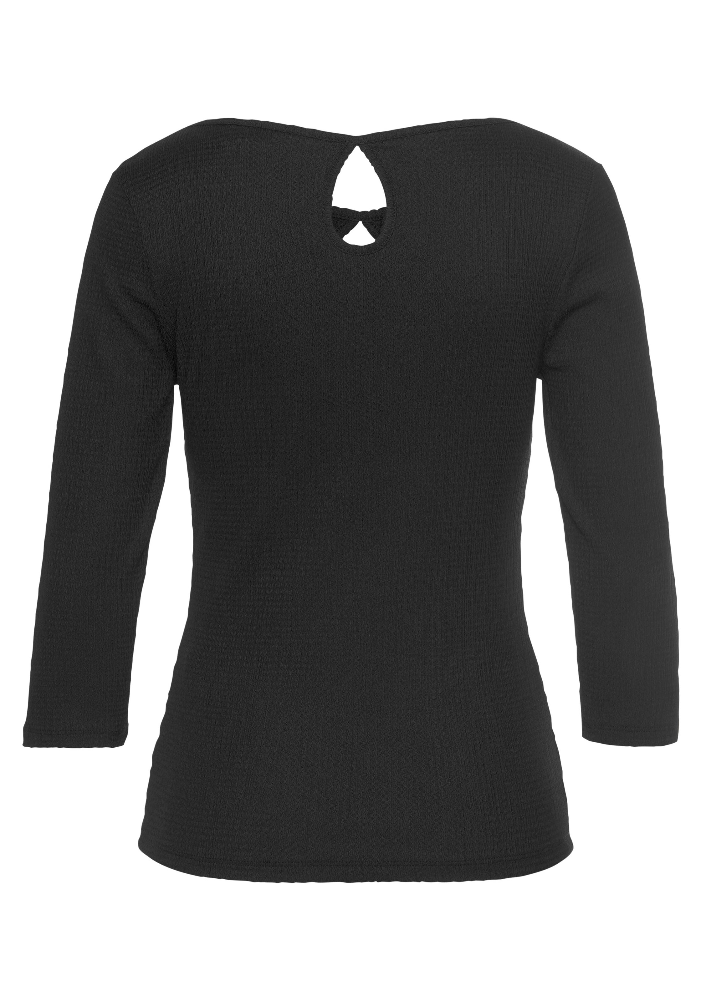 LASCANA Μπλουζάκι σε μαύρο